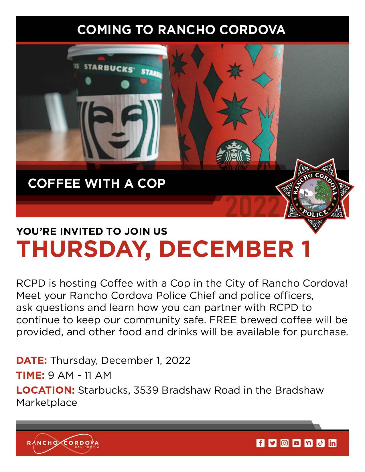 RCPD Flyer Coffee with a Cop 12 1 2022