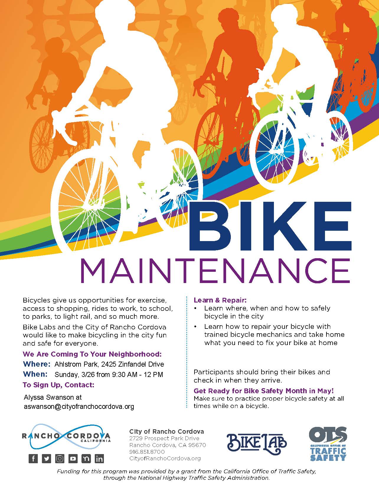 Bike Maintanence Flyer _ March 26