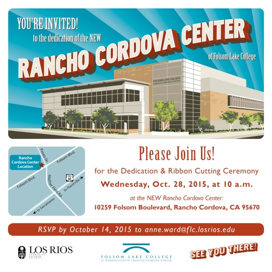 Rancho Cordova Center Ribbon Cutting Flyer