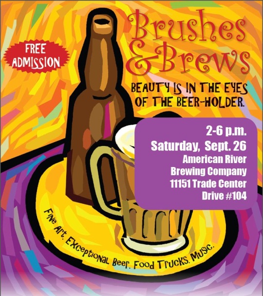 Brushes and Brews Flyer 2015