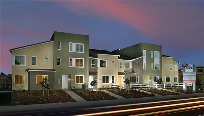 Townhomes in Capital Village in Rancho Cordova