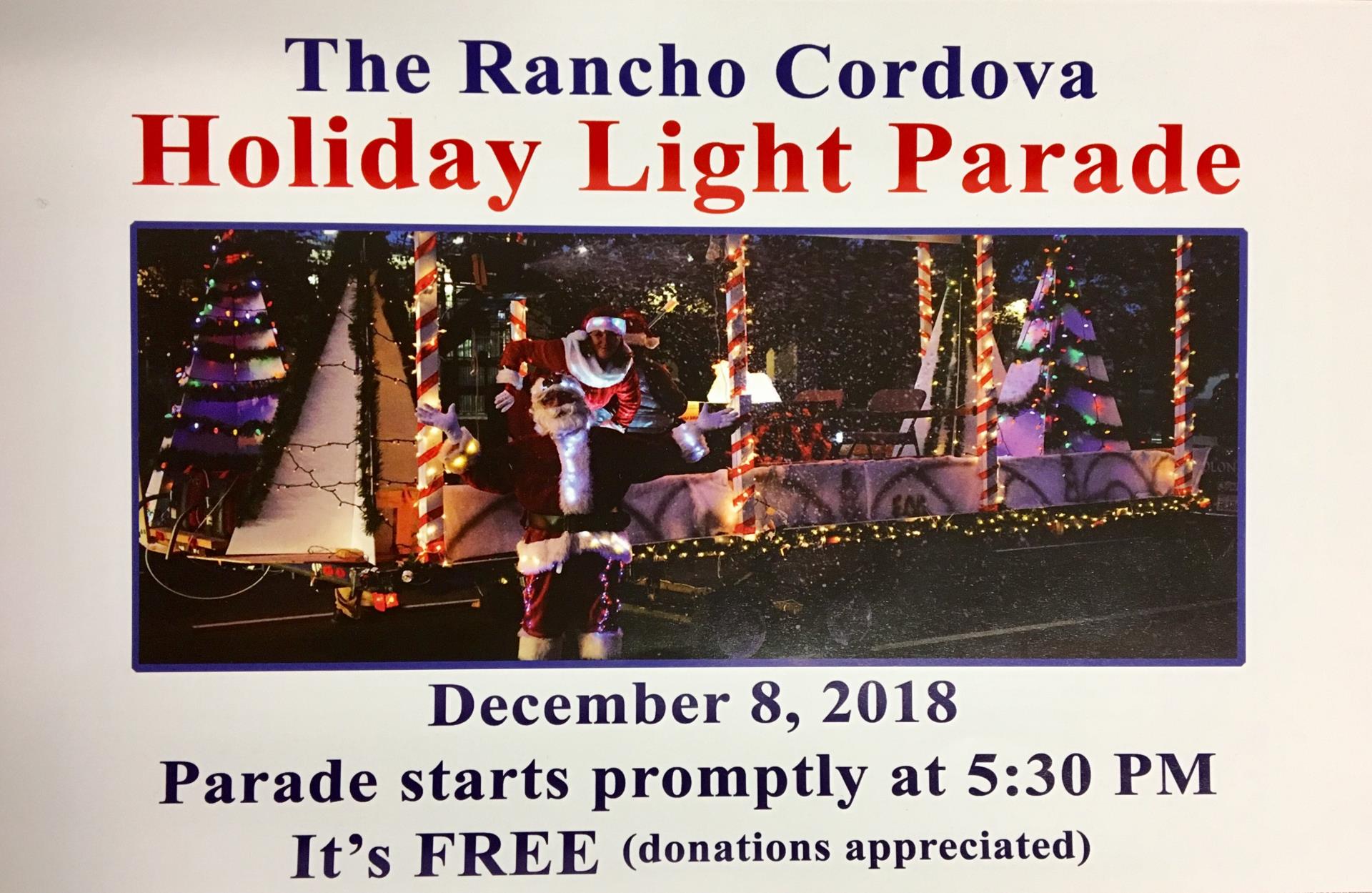 Holiday Light Parade 2018