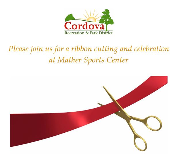 Mather Sports Center in Rancho Cordova Ribbon Cutting Ceremony