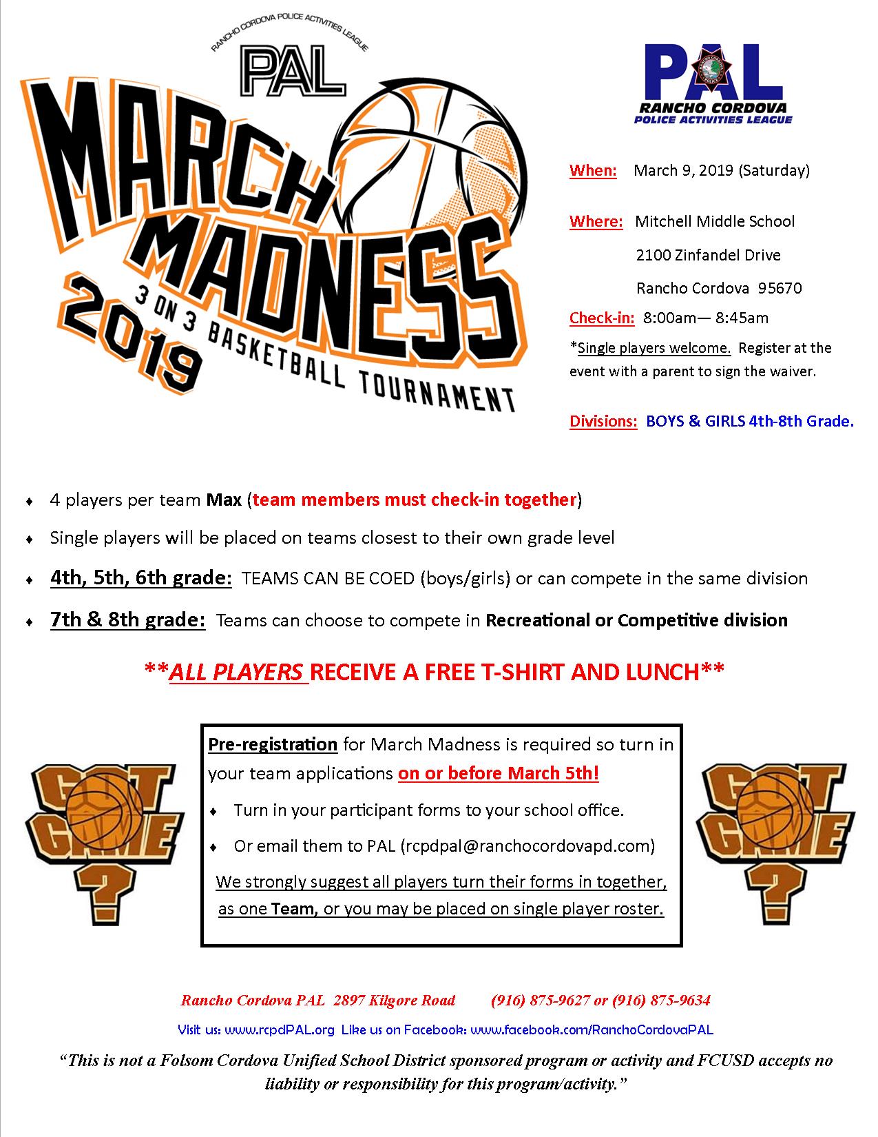 March Madness Flyer 2019 #1